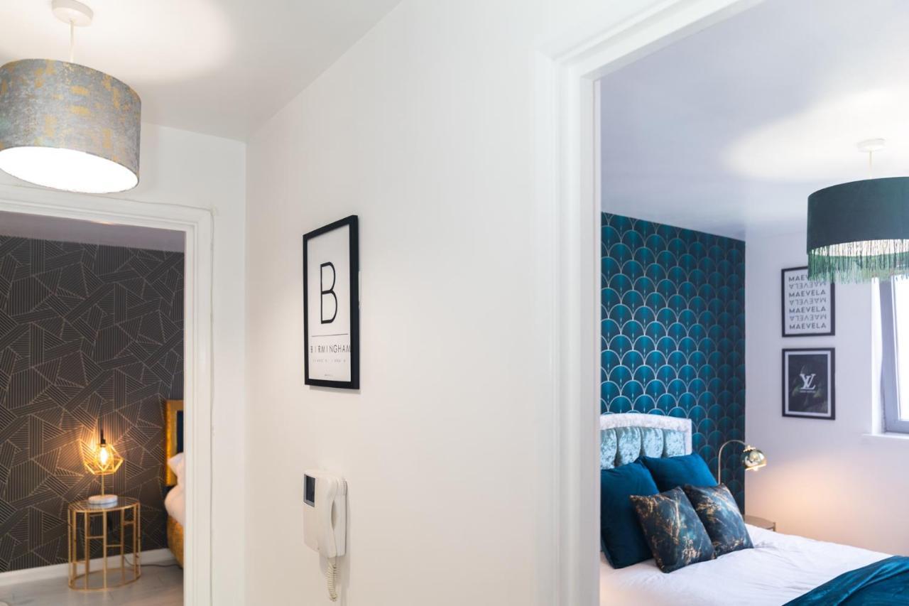 Maevela Apartments - Ultra Lavish Luxury 2 Bed Apartment City Centre - With Balcony - Free Secure Parking - Ps4 & Smart Tv'S Birmingam Exterior foto