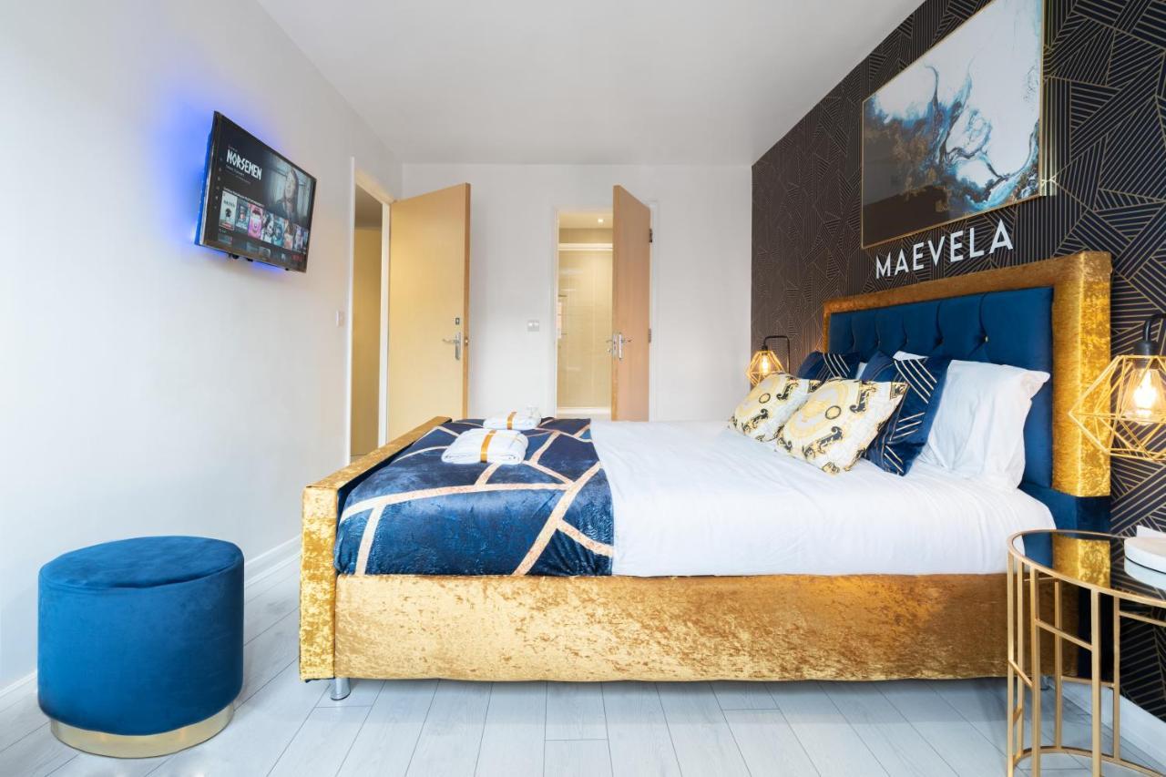 Maevela Apartments - Ultra Lavish Luxury 2 Bed Apartment City Centre - With Balcony - Free Secure Parking - Ps4 & Smart Tv'S Birmingam Exterior foto